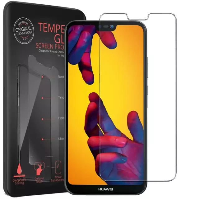 Folie Für Huawei P20 Lite Glasfolie Echt Hart Glas Schutz Folie 9H