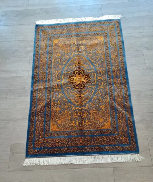 Persien Ghom Orientteppich maschinell gewebt Maß 147 x 100 cm Teppich