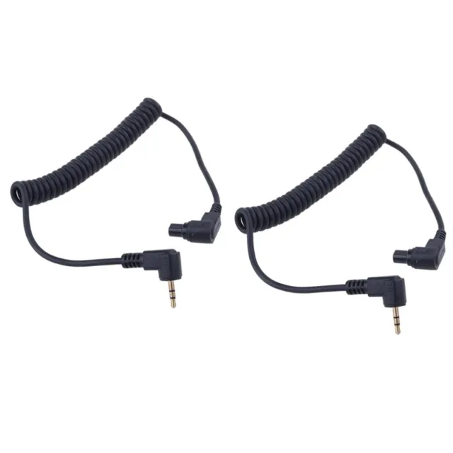 2pcs 2.5 mm -C3 Off Camera Shutter Release Cable Connection Cable, for  1D rrr