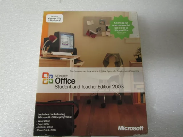 Microsoft Office Student and Teacher Edition 2003 - Includes 3 PC License