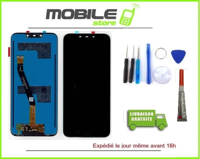 Vitre Tactile + Ecran LCD Pour Huawei Mate 20 Lite Noir + Outils + Colle