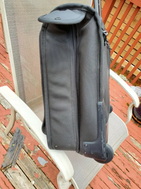 Tumi Black Alpha Ballistic Nylon Long Wheeled Garment Bag Luggage Travel 2242D3 5