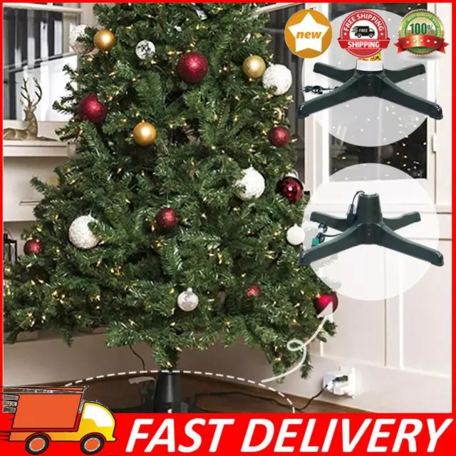 Base giratoria de árbol de Navidad 360 grados plástico resistente para interiores