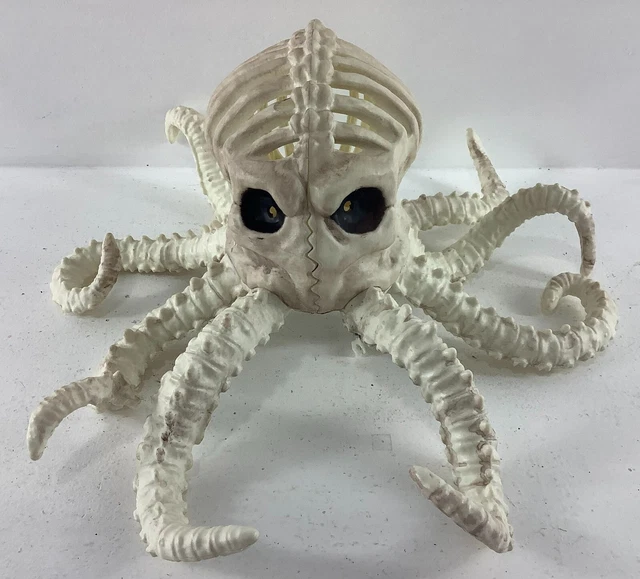SPOOKY HALLOWEEN SKELETON Alien Octopus Creature Kraken LightUp