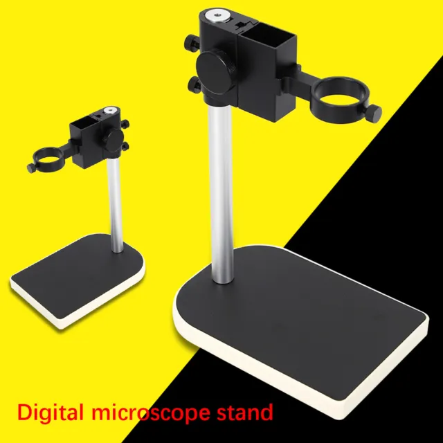 Large Stereo Arm Microscope Table Stand Lab Monocular Stand 42mm Ring Heavy Duty