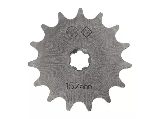 Ritzel, kleines Kettenrad, 15 Zahn - für Simson S50, KR51/1 Schwalbe, SR4-2 Star