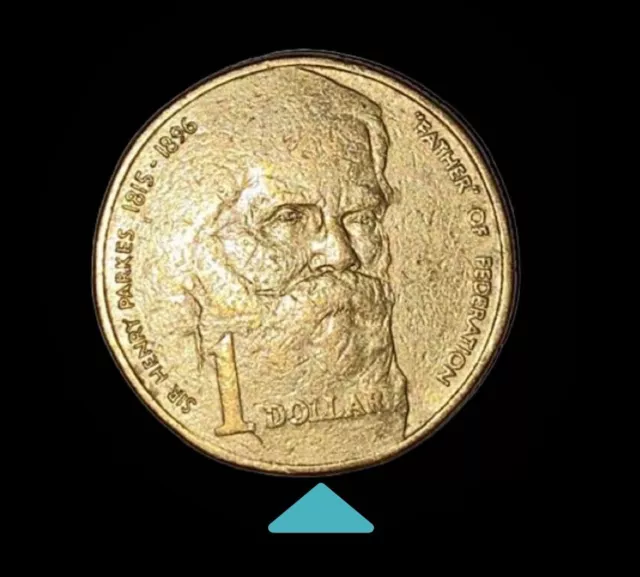 1996 RARE AUSTRALIAN 1 ONE DOLLAR COIN FATHER OF FEDERATION SIR HENRY PARKES C 12,000.00