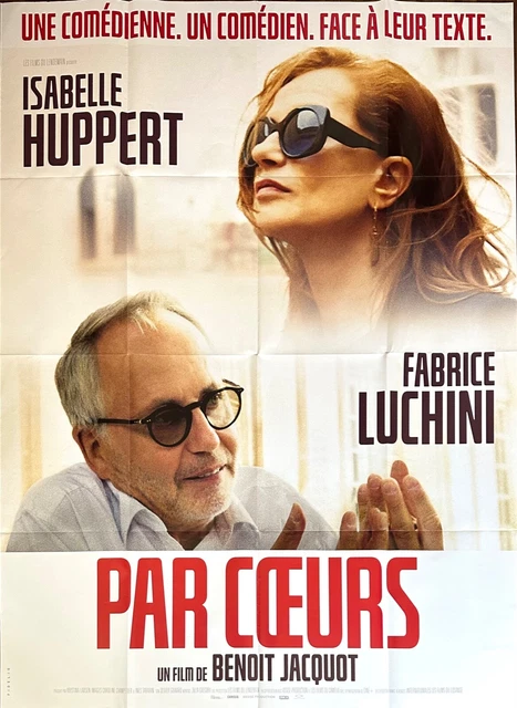 Affiche Cinéma PAR COEURS 120x160cm Jacquot / Isabelle Huppert / Fabrice Luchini