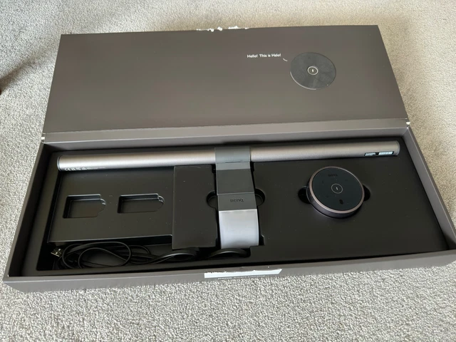 BenQ ScreenBar Halo LED Monitor Licht mit Wireless Controller - grau