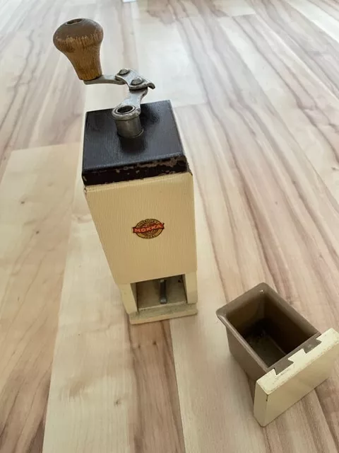 Kaffeemühle MOKKA Leinbrock's Ideal Holz Mühle Retro Deko Küche DDR alt antik