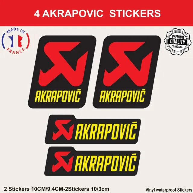 Autocollants Akrapovic Vinyle Original