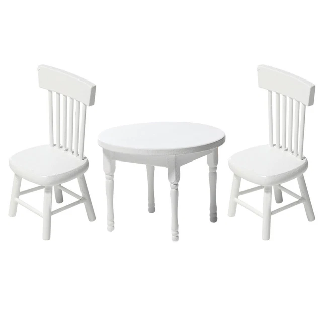 Mesa De Comedor Y Sillas Casa De Juegos Decoración Mini Mesa Mini Hada Niño