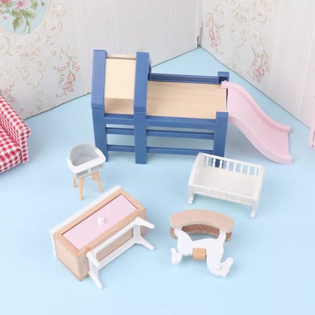 112 Dollhouse Mini Möbel Dollhouse Baby Schlafzimmer Dekoration Accessoires  SC