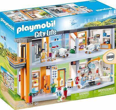 playmobil large hospital 70190