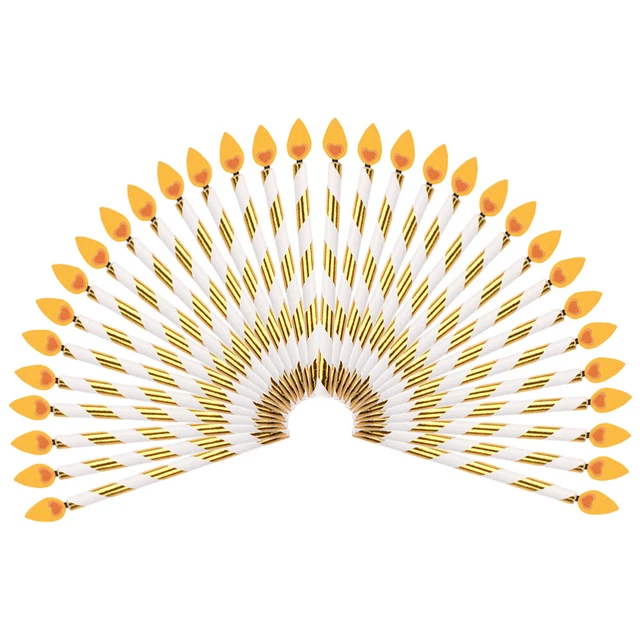 50 Pcs Scelte Di Dessert Inserto Per Candele Per Torte Palloncini Nuziali Banda