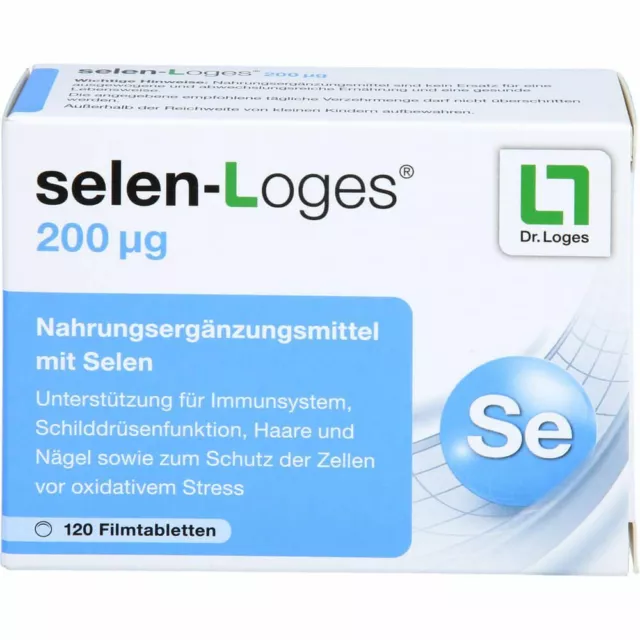 Selen-Loges 200 Μg Comprimé Enrobé 120 Pièces PZN17150382