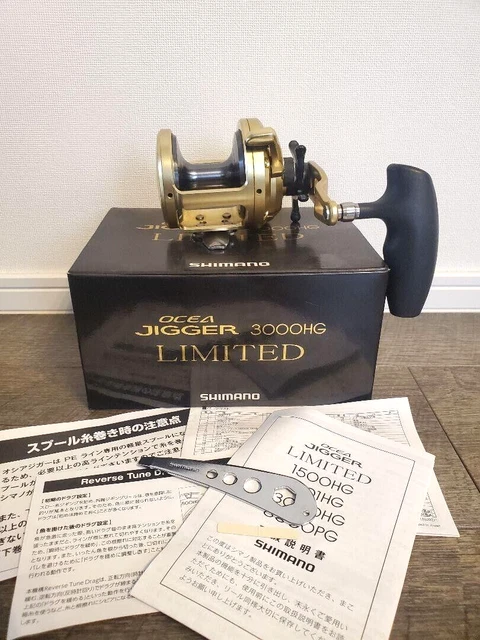 Shimano 14 Osia Jigger Ocea Limited 3000Hg Right Handle Baitcast Reel W/Box