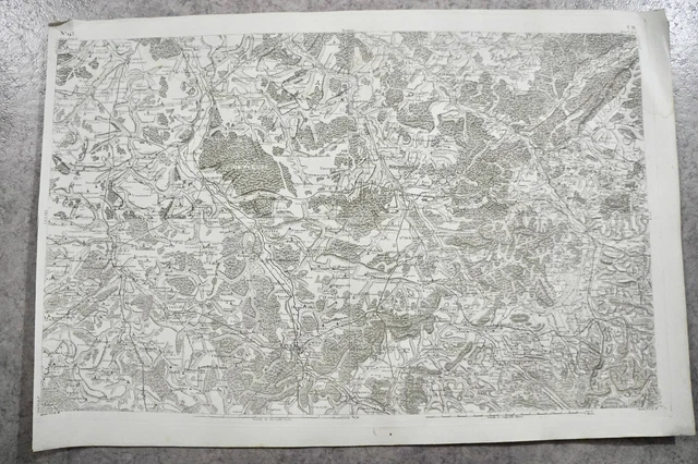 CASSINI CARTE IN PLANO 630mm X 950 mm, 1808, EPINAL MIRECOURT , n°143, 8 M,