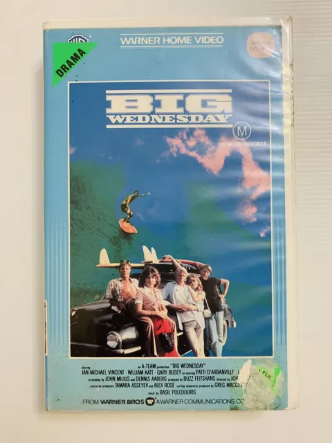 Big Wednesday VHS - Jan Michael Vincent Gary Busey