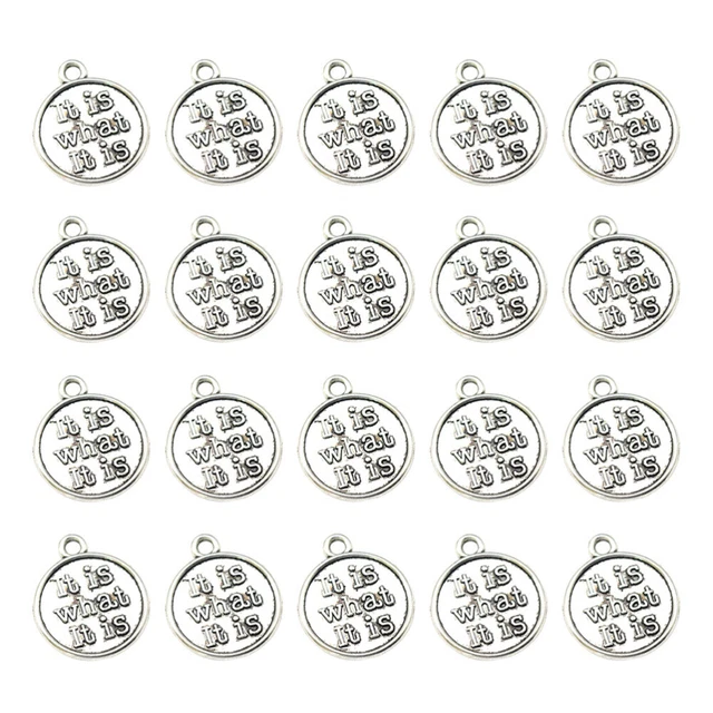 20 Pcs Letters Connector Pendants Santa Charms Jewelry Christmas Pendant Beads
