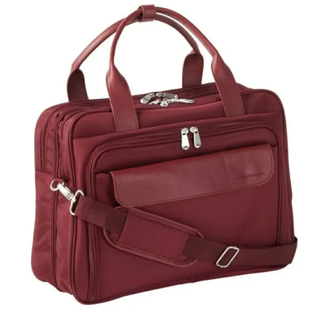NWT Samantha Brown Essential Carry All Bag with Packing Cubes Burgundy  $90.00