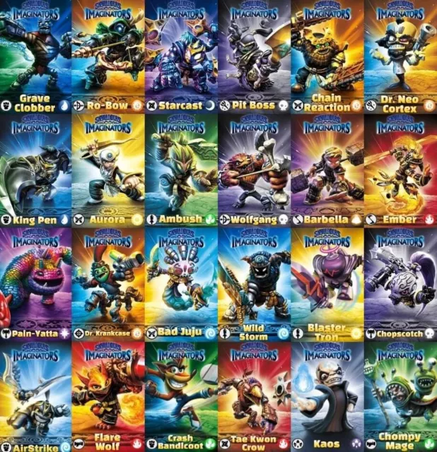 Skylanders Imaginators - Carte NFC - Personaggi e Cristalli