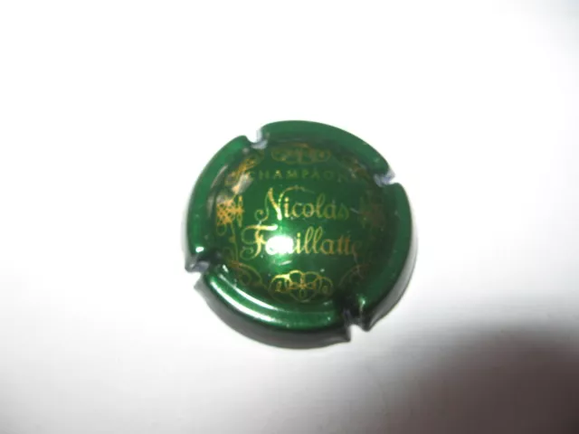 1 capsule de champagne Nicolas Feuillatte N°12 vert foncé et or