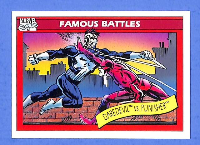 1990 Marvel rImpel Daredevil vs Punisher #110  NM-MT -RILEYSCARDS-