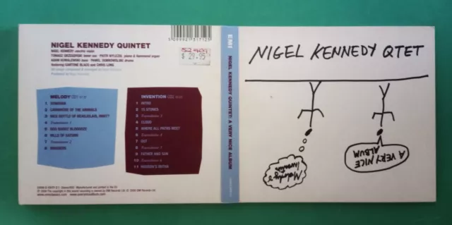 2 CD Set - Nigel Kennedy Quintet - A Very Nice Album