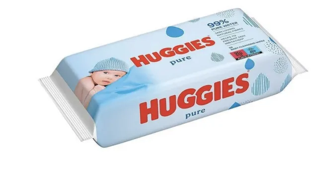 Huggies Baby Wipes Pure, 56 Wipes