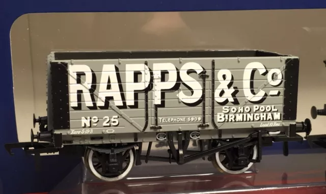 Warley BNIB 2017 Ltd Ed Bachmann Pt 38-990Z - 7 Plank Wagon 'Rapps & Co.' #25