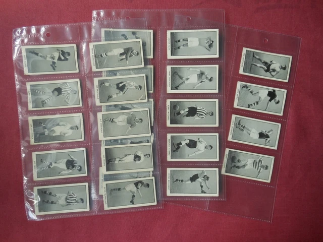 Famous Footballers Orange Back The Wizard DC Thomson 1956 X24 Set Ärmel FR/GD