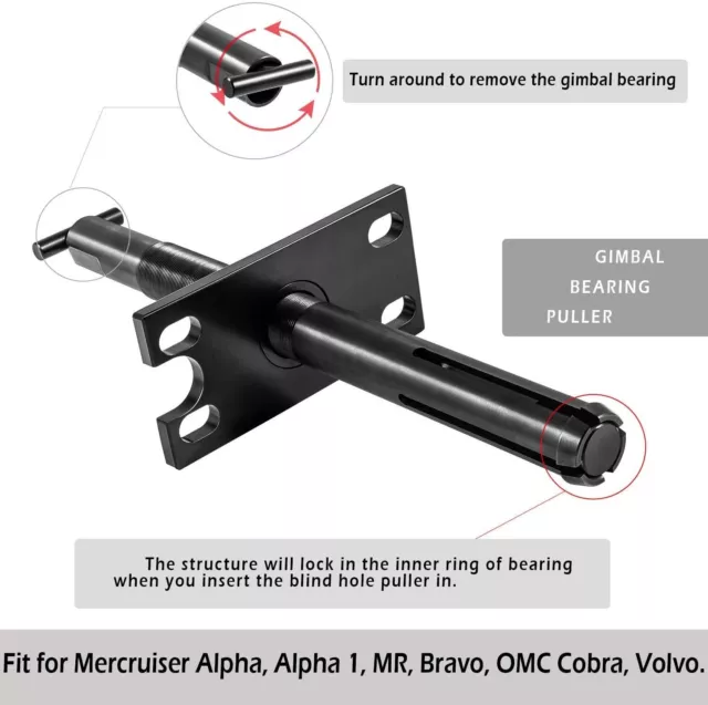 Gimbal Bearing Installer Puller Alignment Tool For Mercruiser Alpha Bravo OMC 2