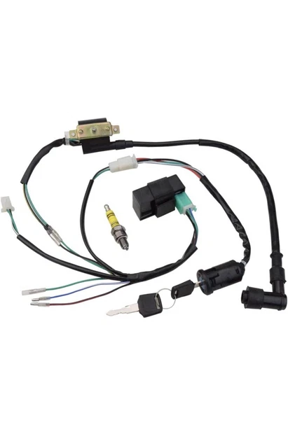 Impianto Cablaggio Elettrico Pit Bike E Quad ATV, Pitbike Quad 80, 110, 125, 160