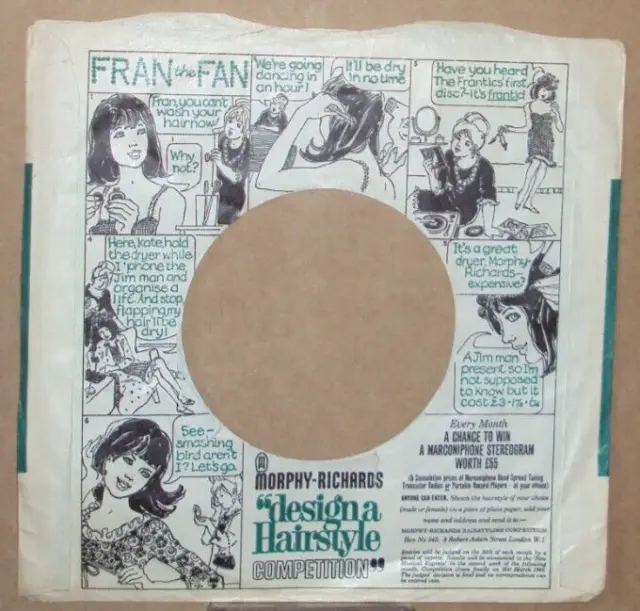 "Parlophone", "Firmenhülle", "Original", "45u/min", 7 Zoll, Schallplatte", Vintage,})); 0>