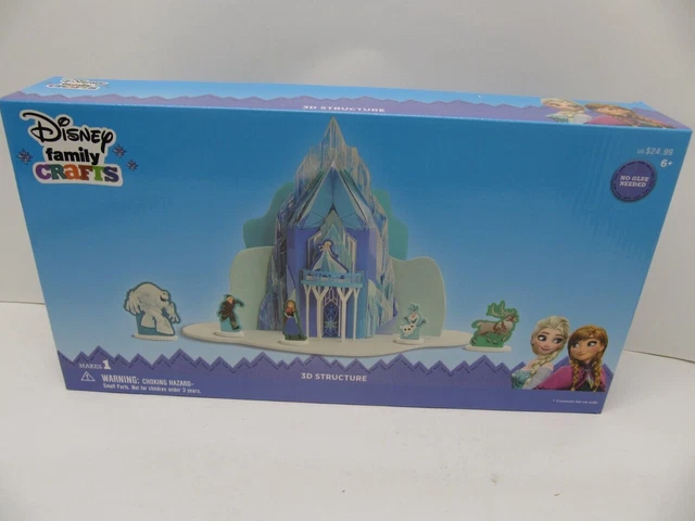 Frozen Disney Family Crafts 3D Structure Ice Palace Castle NOS 30019063 Darice