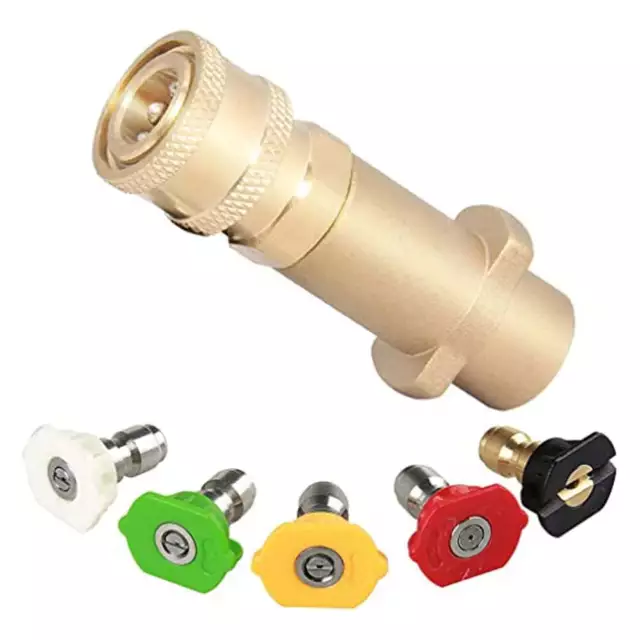 Brass Pressure Washer Gun Adapter,Short Pole for Karcher K Series,K2,K3,K5,K6,K7