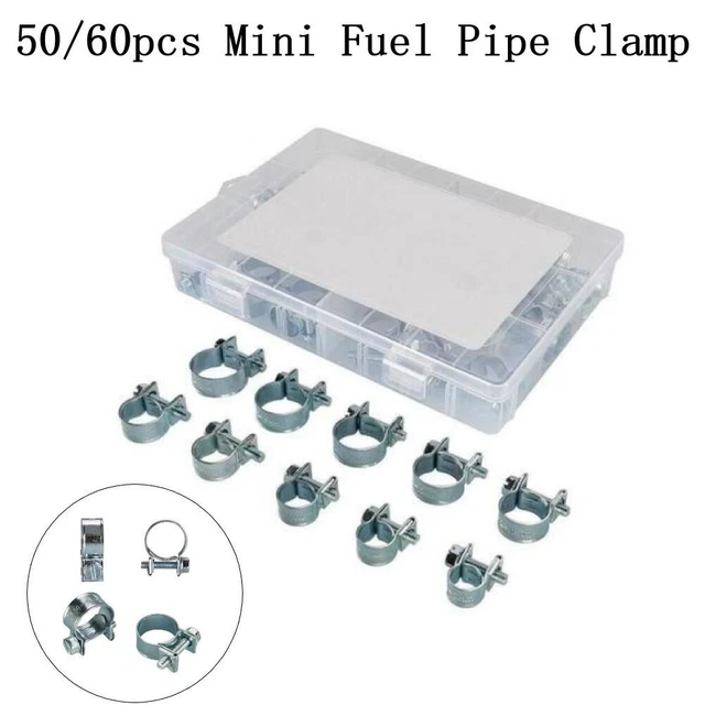 Hose Clips Nut And Bolt Fuel-Line Clamps-Petrol Pipe Diesel Air Small Clamp-AU