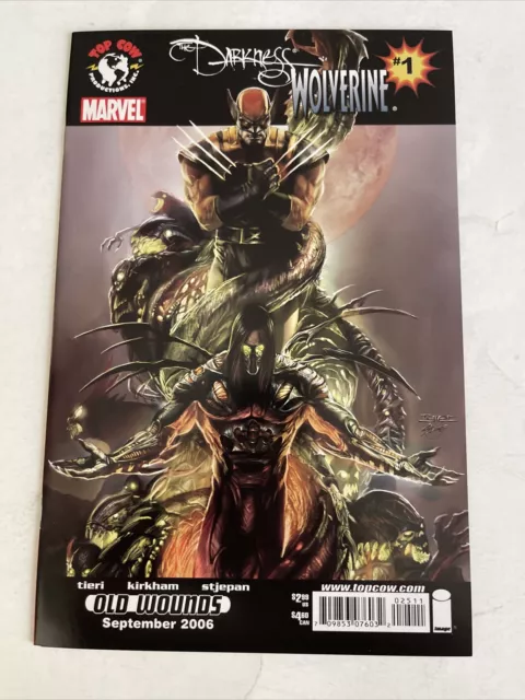 Darkness Wolverine #1 Comic Book 2006 Top Cow Marvel Comics