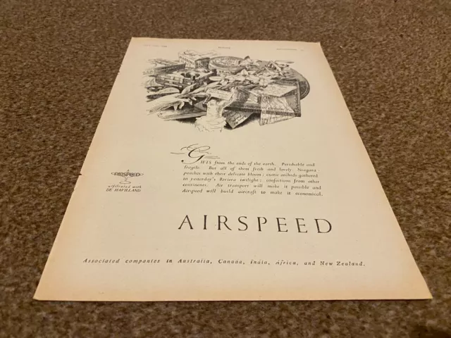 Ac9 Advert 11X9 Airspeed Affliated With De Havilland Engines