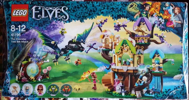 Lego Elves The Elvenstar Tree Bat Attack  41196 Azari and the magical bakery