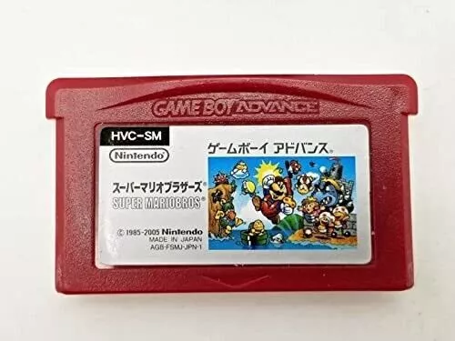 Famicom Mini Super Mario Bros 1 20th Anniv Ed Game Boy Advance Japan Import  GBA