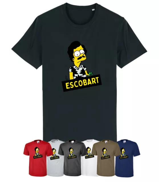 PABLO ESCOBAR Narcos BART SIMPSON SIMPSONS Colombia Cocaine Cartel Cartoon FUNNY