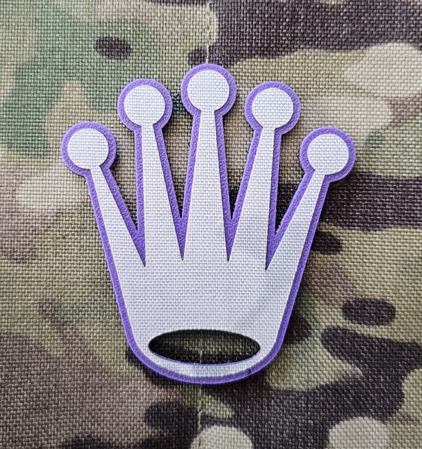 WRMFZY X FEAR Tomorrow - Rollie Crown - Black Multicam Patch