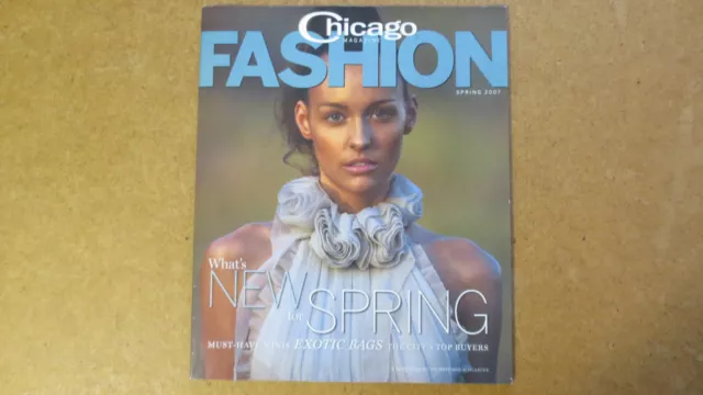 CHICAGO MAGAZINE - Milla Jovovich - Spring FASHION - Exotic Bags $70.00 ...