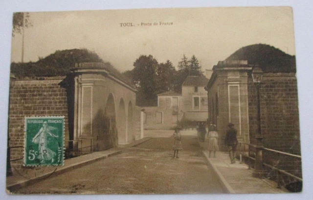 Cpa Meurthe Et Moselle 54 Toul Porte De France