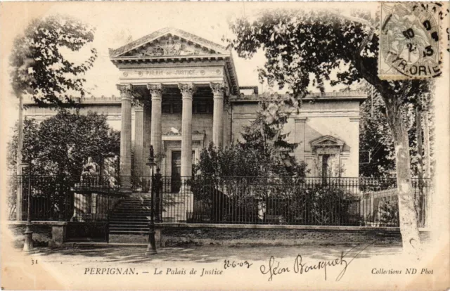 CPA Perpignan Le Palais de Justice FRANCE (1339987)