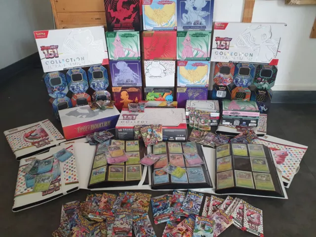 Lot de 100 Cartes Pokémon différentes Neuves (dont Rares/Brillantes)