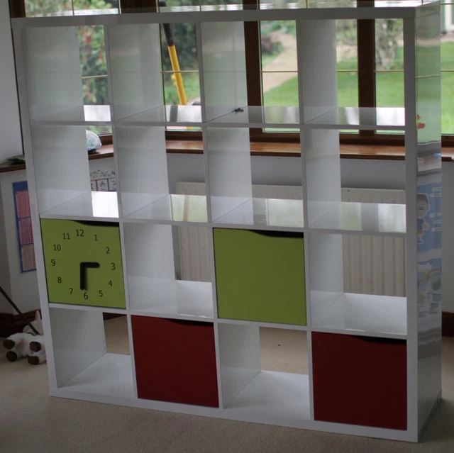 IKEA KALLAX STORAGE unit - 16, white - 147x147 cm £72.00 - PicClick UK