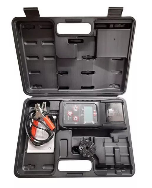 Professional Digital Vehicle Battery Tester 12 Volt 24 Volt Printer Portable